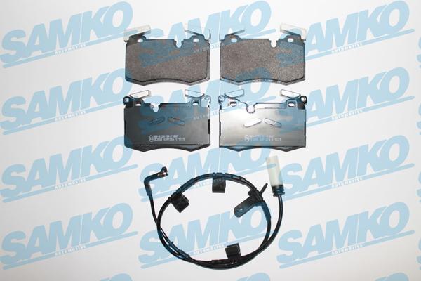 Samko 5SP1556A - Kit pastiglie freno, Freno a disco autozon.pro