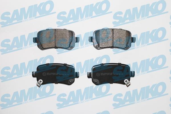 Samko 5SP1550 - Kit pastiglie freno, Freno a disco autozon.pro