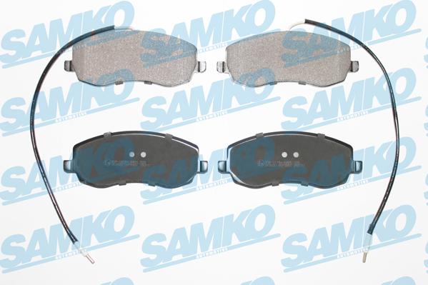 Samko 5SP1557 - Kit pastiglie freno, Freno a disco autozon.pro