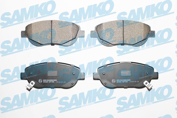 Samko 5SP1566 - Kit pastiglie freno, Freno a disco autozon.pro