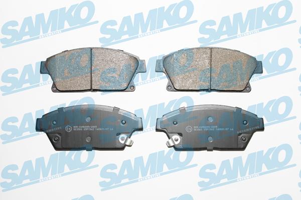 Samko 5SP1562 - Kit pastiglie freno, Freno a disco autozon.pro