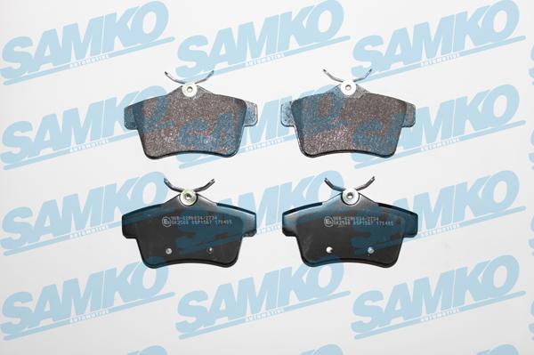 Samko 5SP1567 - Kit pastiglie freno, Freno a disco autozon.pro