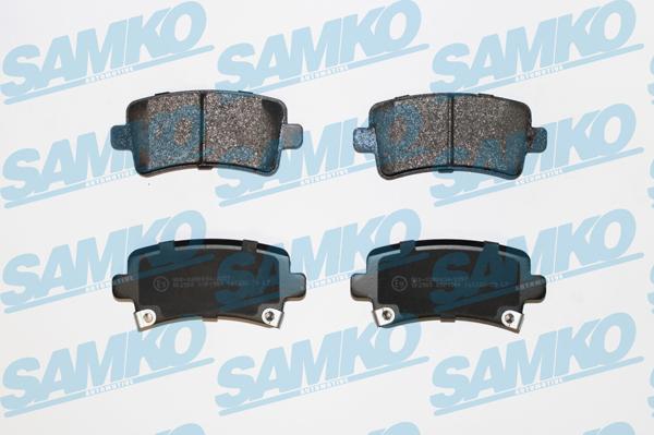 Samko 5SP1584 - Kit pastiglie freno, Freno a disco autozon.pro