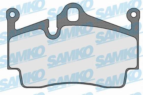 Samko 5SP1583 - Kit pastiglie freno, Freno a disco autozon.pro