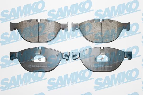 Samko 5SP1582 - Kit pastiglie freno, Freno a disco autozon.pro