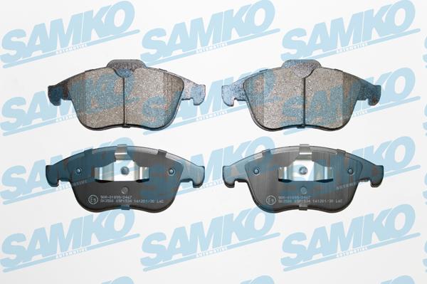 Samko 5SP1534 - Kit pastiglie freno, Freno a disco autozon.pro