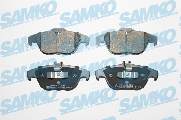 Samko 5SP1528 - Kit pastiglie freno, Freno a disco autozon.pro