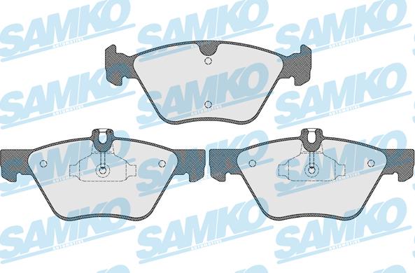 Samko 5SP1523 - Kit pastiglie freno, Freno a disco autozon.pro