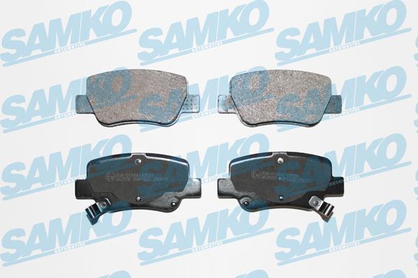 Samko 5SP1522 - Kit pastiglie freno, Freno a disco autozon.pro