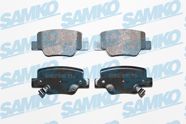 Samko 5SP1576 - Kit pastiglie freno, Freno a disco autozon.pro