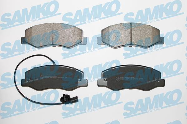 Samko 5SP1570 - Kit pastiglie freno, Freno a disco autozon.pro