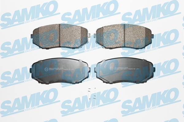 Samko 5SP1573 - Kit pastiglie freno, Freno a disco autozon.pro