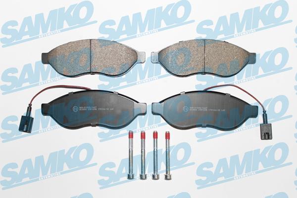 Samko 5SP1698 - Kit pastiglie freno, Freno a disco autozon.pro