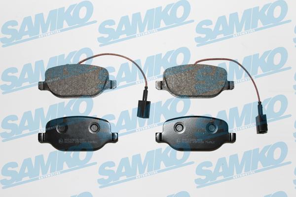 Samko 5SP1659 - Kit pastiglie freno, Freno a disco autozon.pro