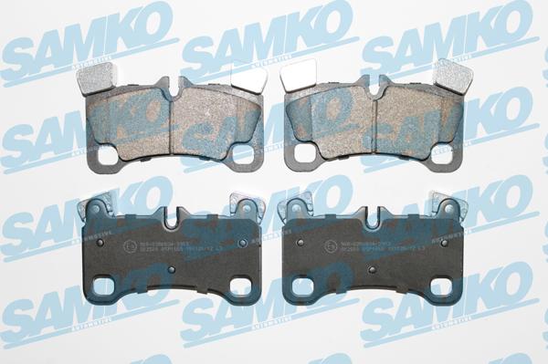 Samko 5SP1655 - Kit pastiglie freno, Freno a disco autozon.pro