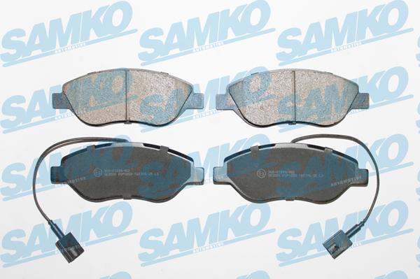 Samko 5SP1658 - Kit pastiglie freno, Freno a disco autozon.pro