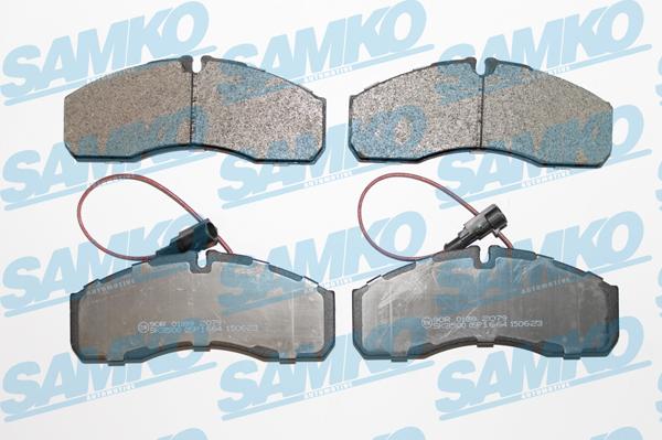 Samko 5SP1664 - Kit pastiglie freno, Freno a disco autozon.pro