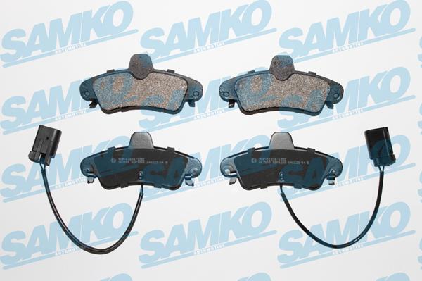 Samko 5SP1668 - Kit pastiglie freno, Freno a disco autozon.pro