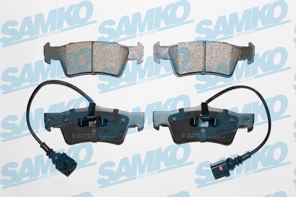 Samko 5SP1667 - Kit pastiglie freno, Freno a disco autozon.pro