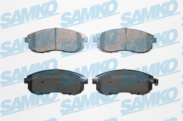 Samko 5SP1605 - Kit pastiglie freno, Freno a disco autozon.pro