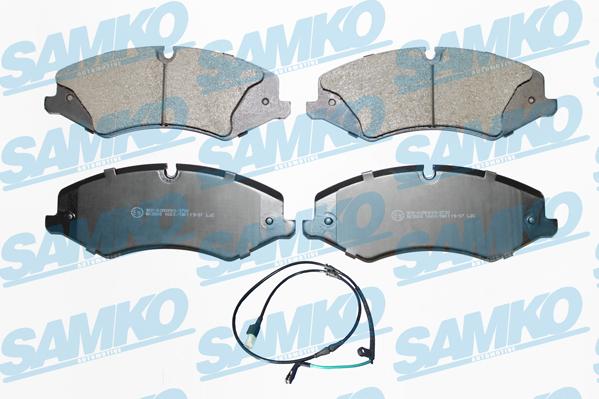 Samko 5SP1600A - Kit pastiglie freno, Freno a disco autozon.pro