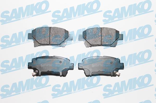 Samko 5SP1602 - Kit pastiglie freno, Freno a disco autozon.pro