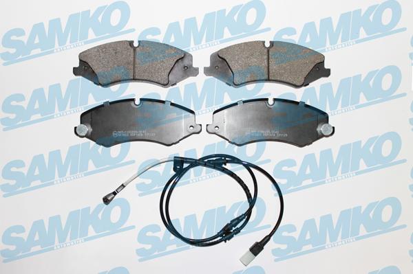 Samko 5SP1616A - Kit pastiglie freno, Freno a disco autozon.pro