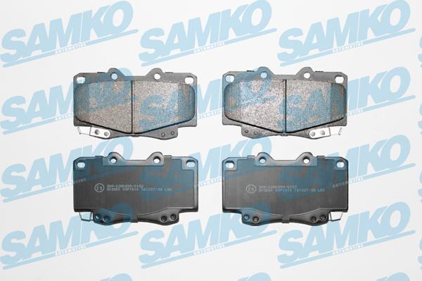 Samko 5SP1610 - Kit pastiglie freno, Freno a disco autozon.pro