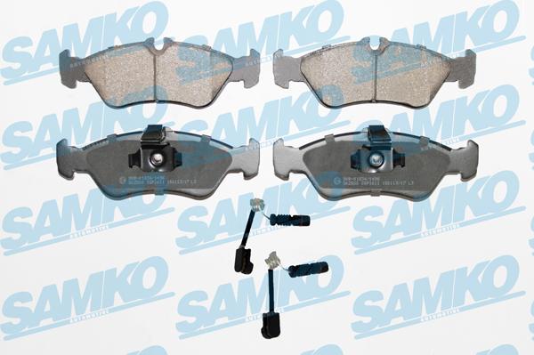 Samko 5SP1611A - Kit pastiglie freno, Freno a disco autozon.pro