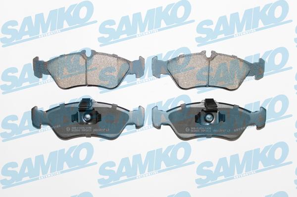 Samko 5SP1611 - Kit pastiglie freno, Freno a disco autozon.pro