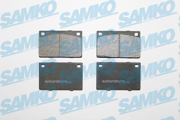 Samko 5SP161 - Kit pastiglie freno, Freno a disco autozon.pro