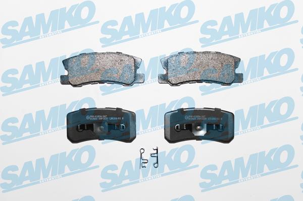 Samko 5SP1639 - Kit pastiglie freno, Freno a disco autozon.pro