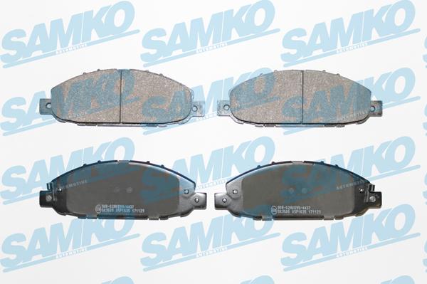 Samko 5SP1635 - Kit pastiglie freno, Freno a disco autozon.pro