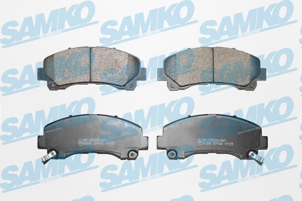 Samko 5SP1630 - Kit pastiglie freno, Freno a disco autozon.pro