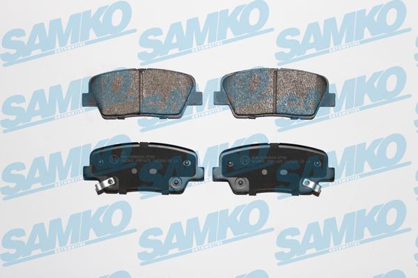 Samko 5SP1625 - Kit pastiglie freno, Freno a disco autozon.pro