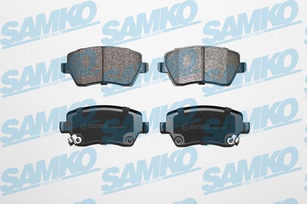 Samko 5SP1621 - Kit pastiglie freno, Freno a disco autozon.pro