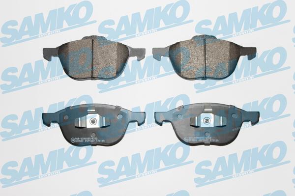 Samko 5SP1627 - Kit pastiglie freno, Freno a disco autozon.pro