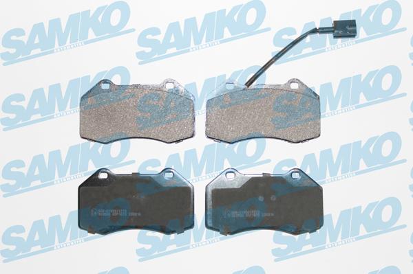 Samko 5SP1670 - Kit pastiglie freno, Freno a disco autozon.pro