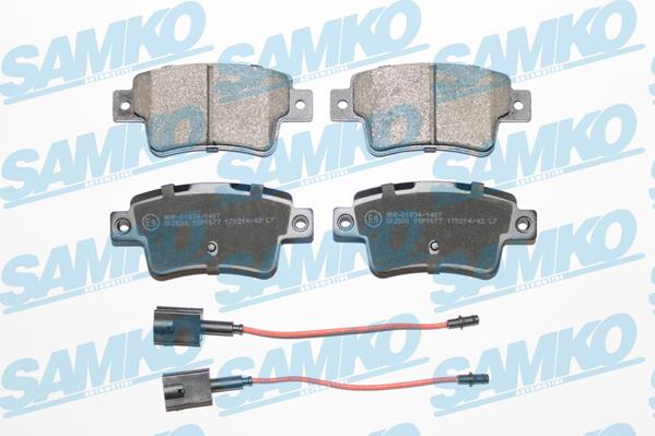 Samko 5SP1677 - Kit pastiglie freno, Freno a disco autozon.pro