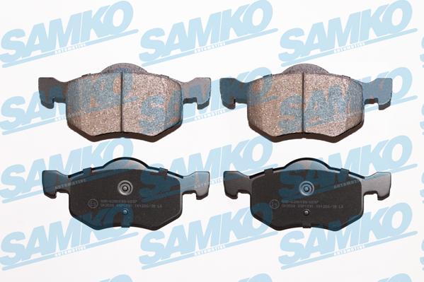 Samko 5SP1091 - Kit pastiglie freno, Freno a disco autozon.pro