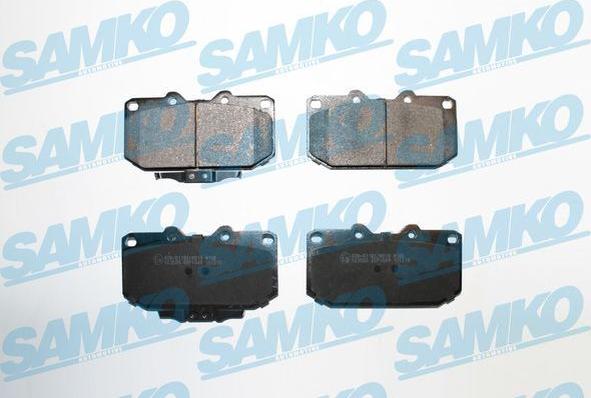 Samko 5SP1049 - Kit pastiglie freno, Freno a disco autozon.pro