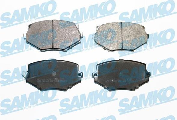 Samko 5SP1043 - Kit pastiglie freno, Freno a disco autozon.pro