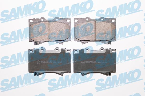 Samko 5SP1050 - Kit pastiglie freno, Freno a disco autozon.pro