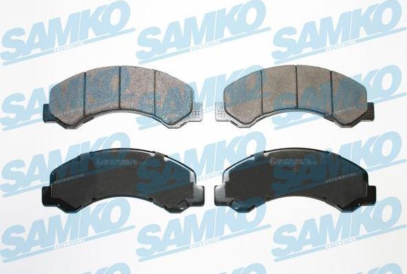 Samko 5SP1064 - Kit pastiglie freno, Freno a disco autozon.pro