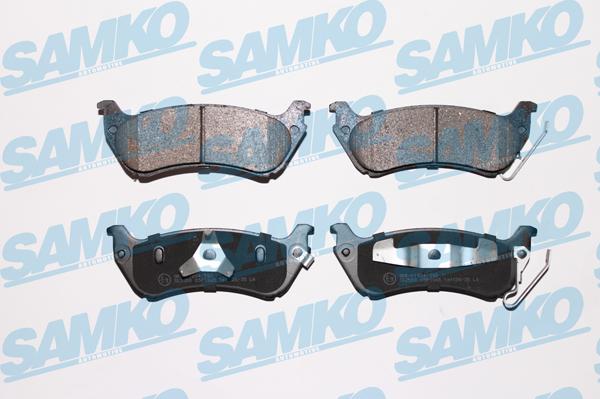 Samko 5SP1065 - Kit pastiglie freno, Freno a disco autozon.pro