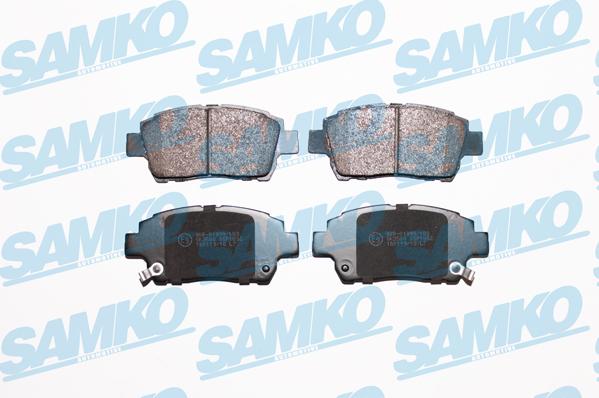 Samko 5SP1062 - Kit pastiglie freno, Freno a disco autozon.pro