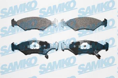 Samko 5SP1067 - Kit pastiglie freno, Freno a disco autozon.pro