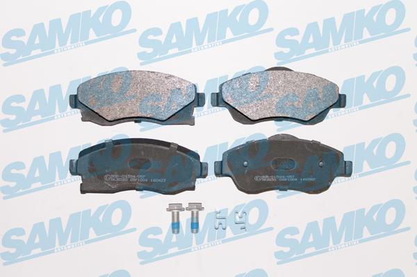 Samko 5SP1004 - Kit pastiglie freno, Freno a disco autozon.pro