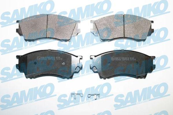 Samko 5SP1019 - Kit pastiglie freno, Freno a disco autozon.pro