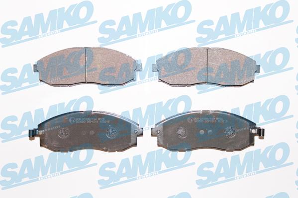 Samko 5SP1015 - Kit pastiglie freno, Freno a disco autozon.pro